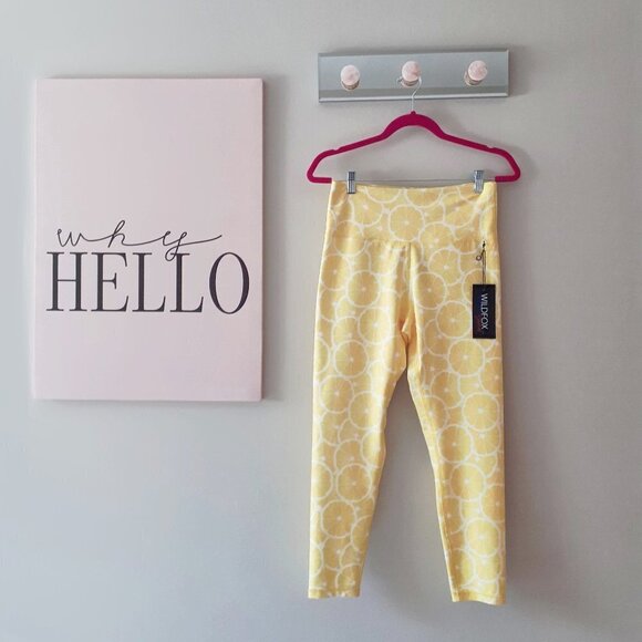NWT Wildfox lemon print sports bra & leggings set - Picture 15 of 15